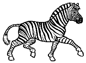 Z is for zebra Animal alphabet to teach your child to read