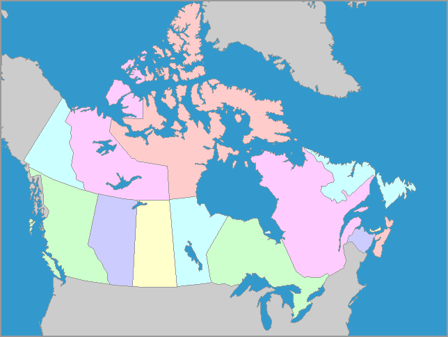 Canada Map Of