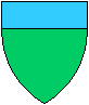 Medieval shield, showing chief pattern