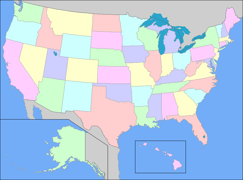 United States Map Click And Learn This Is An Interactive United