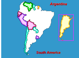 Countries and capitals of South America