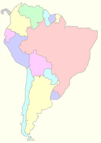 Online Atlas Maps of South America