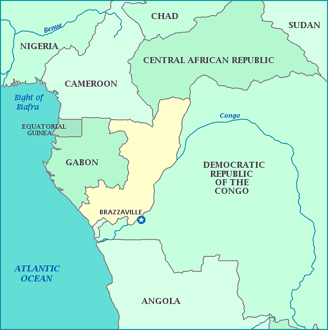 Print this map of Congo