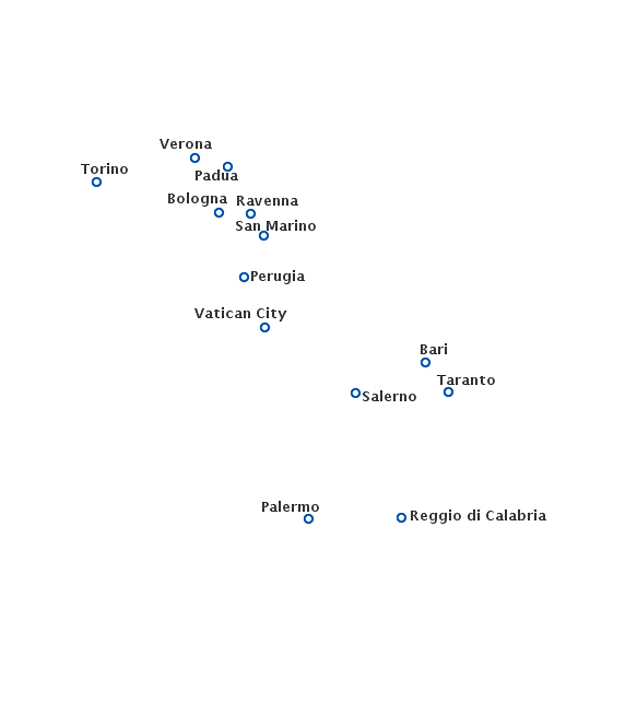 detailed map of italy with cities. Print this map of Italy