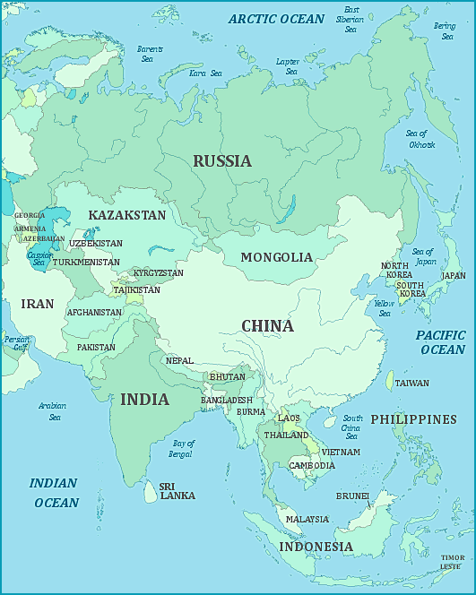 map of asia. asia map, Map of Asia