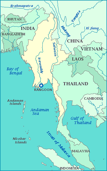 Map Of Burma