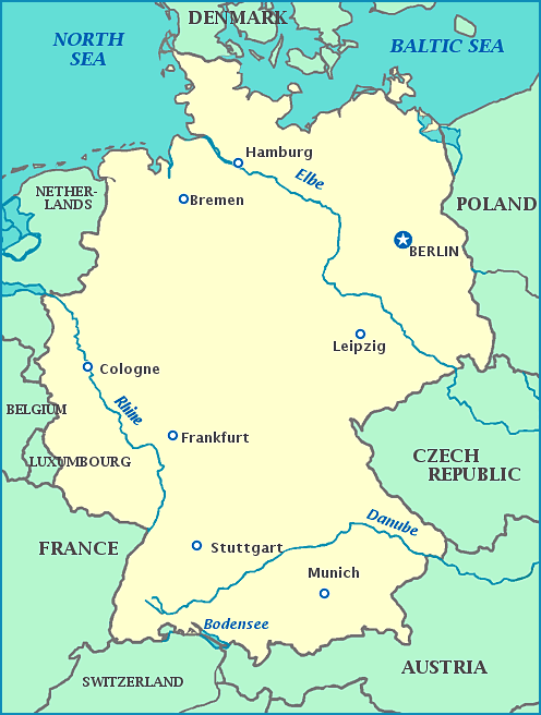 map of czech republic with cities. Map of Germany, Switzerland,