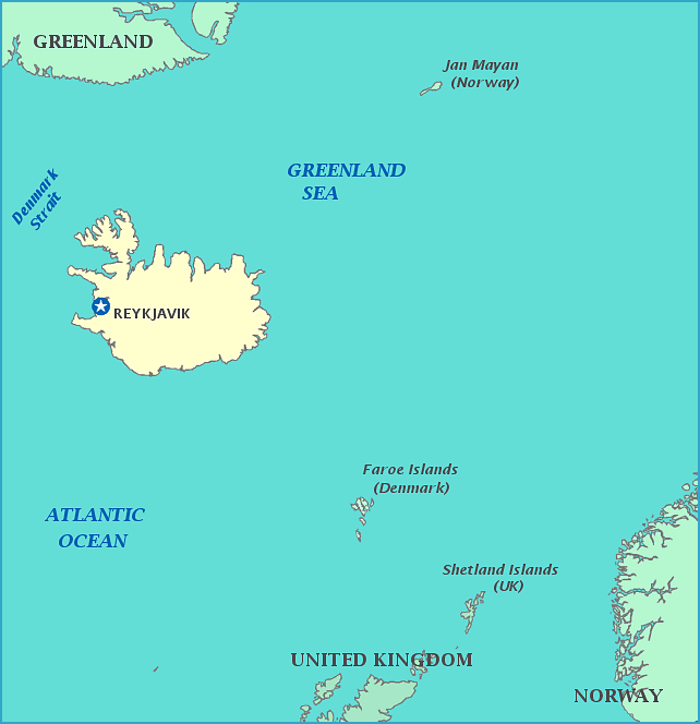 Print this map of Iceland