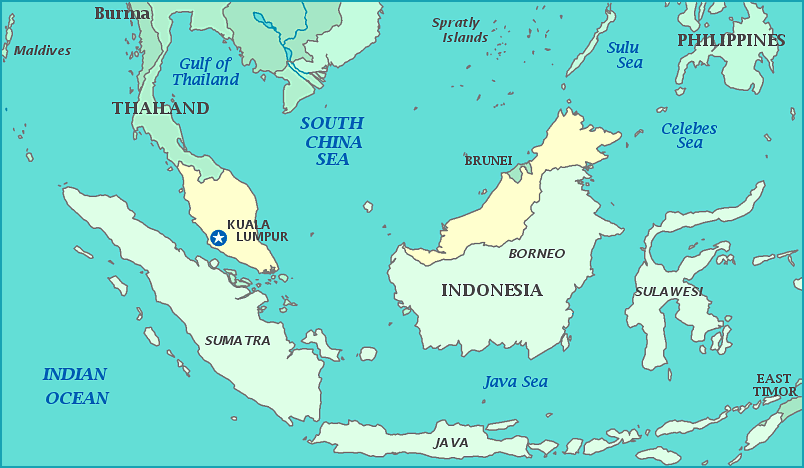 Print this map of Malaysia