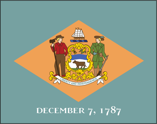 Delaware state flag