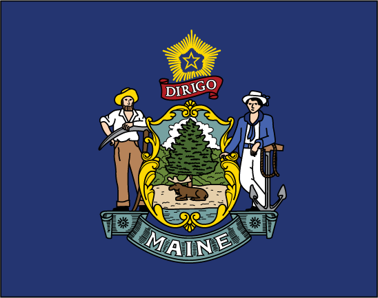 Maine state flag