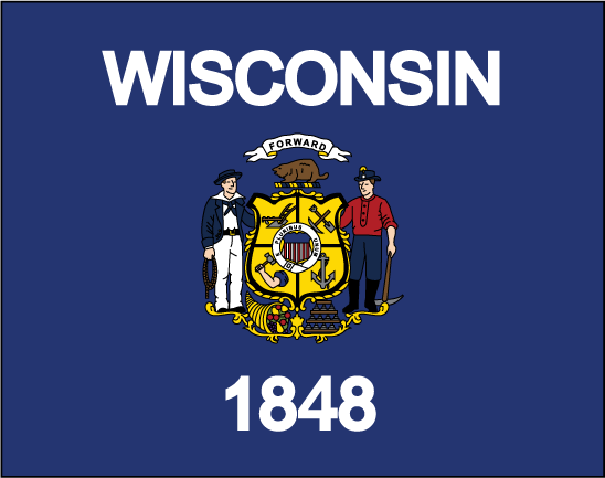 Wisconsin state flag